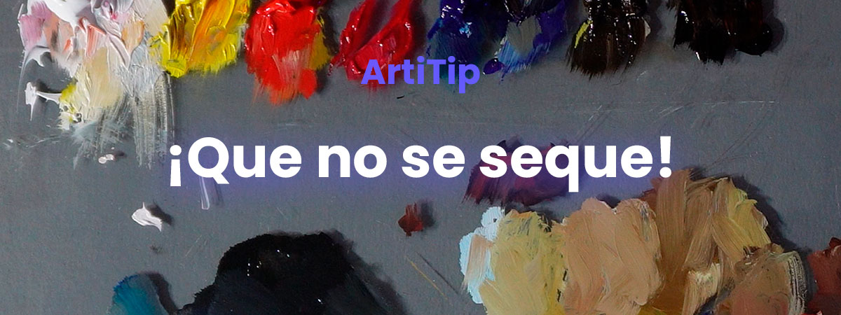 como conservar la pintura para que no se seque
